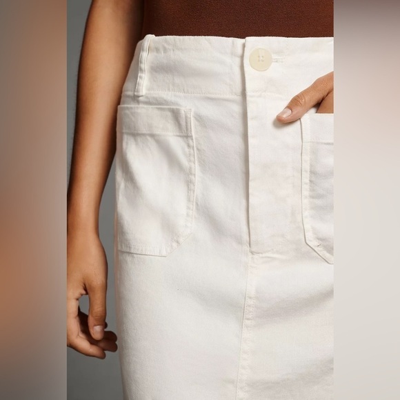 Anthropologie The Colette Maxi Skirt by Maeve: Linen Edition - Picture 7 of 11